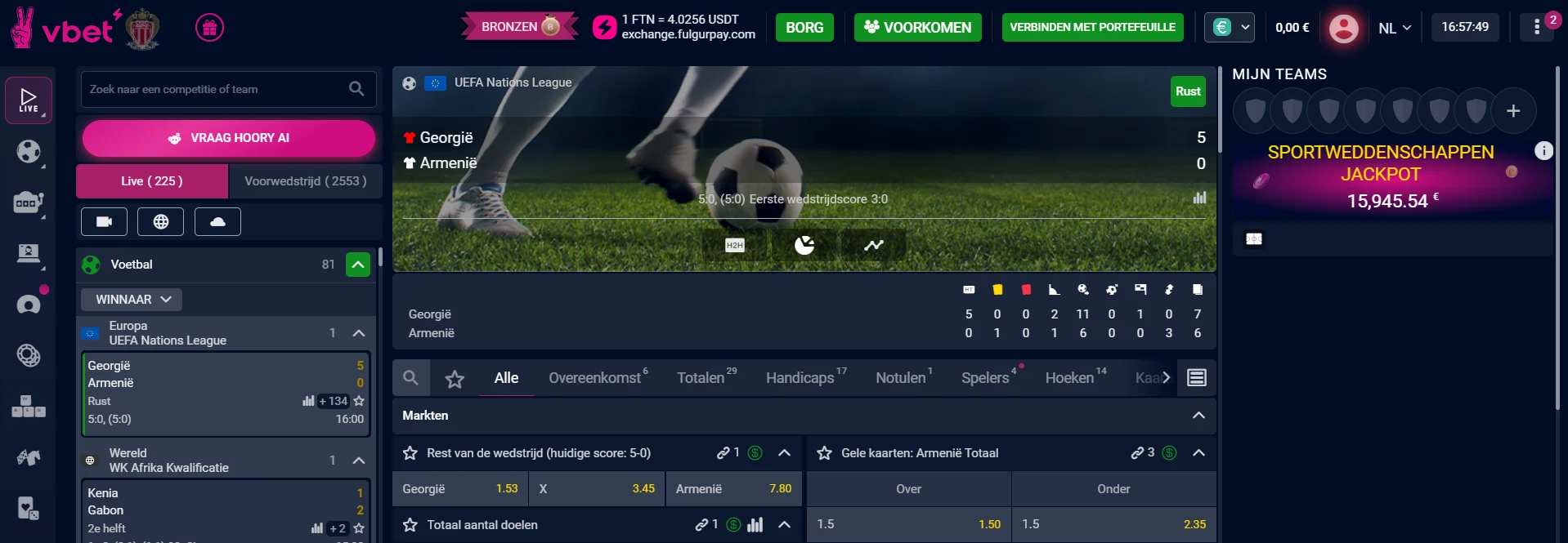 Vbet Casino sports - Wedden op sportevenementen in Nederland